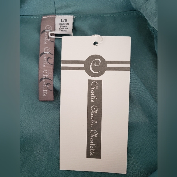 Charlie Charlie Charlotte sage green midi dress - Picture 6 of 8